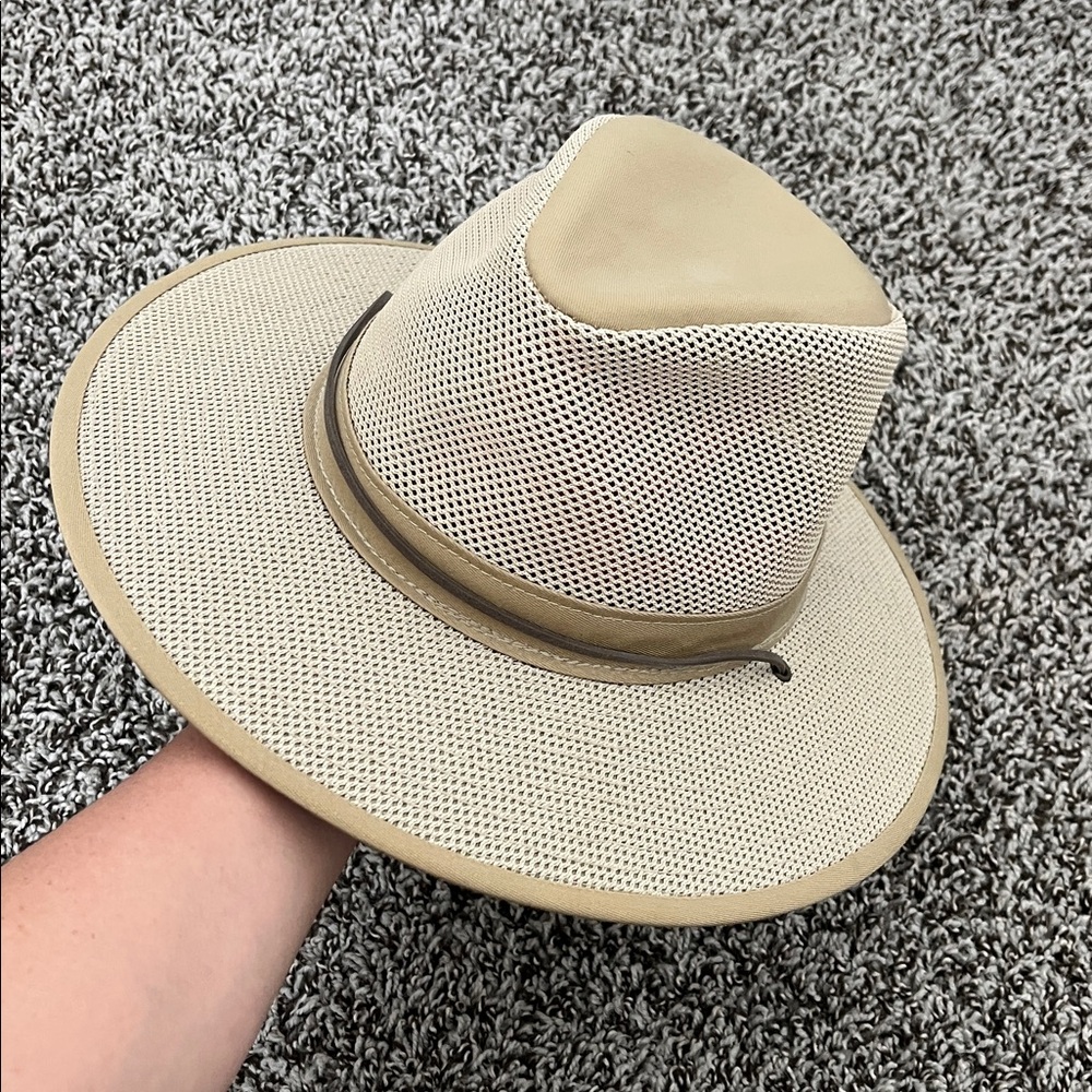 Henschel Mesh Aussie Sun Hat — UPF 50+ Outdoor Essential Men's Large - Picture 2 of 4